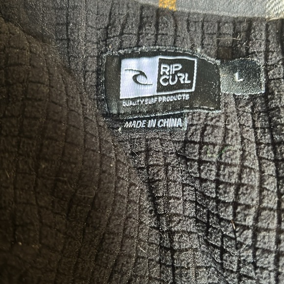 Rip curl Men’s flannel jacket size large - Picture 8 of 9